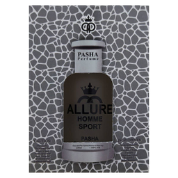 عطر جیبی مردانه پاشا (Pasha) مدل Allure Homme Sport حجم 40 میلی‌لیتر