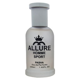 عطر جیبی مردانه پاشا (Pasha) مدل Allure Homme Sport حجم 40 میلی‌لیتر