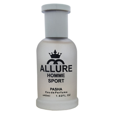 عطر جیبی مردانه پاشا (Pasha) مدل Allure Homme Sport حجم 40 میلی‌لیتر