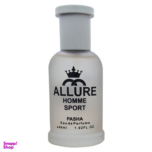 عطر جیبی مردانه پاشا (Pasha) مدل Allure Homme Sport حجم 40 میلی‌لیتر