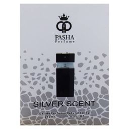 عطر جیبی مردانه پاشا (Pasha) مدل Silver Scent حجم 40 میلی‌لیتر
