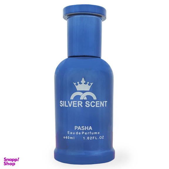 عطر جیبی مردانه پاشا (Pasha) مدل Silver Scent حجم 40 میلی‌لیتر