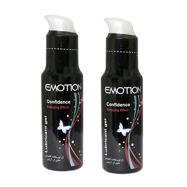 ژل آمیزشی آقایان ایموشن (Emotion) مدل Confidence حجم 75 میلی‌ لیتر مجموعه 2 عددی