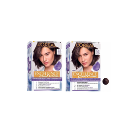 کیت رنگ مو لورآل (L'oreal) شماره 5.11 حجم 48 میلی‌لیتر مجموعه 2 عددی