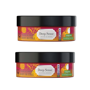 کره بدن دیپ سنس (Deep sense) مدل تروپیکال حجم 200 میلی لیتر مجموعه 2 عددی