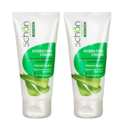 کرم مرطوب کننده شون (Schon) حاوی عصاره آلویه ورا حجم 50 میلی‌لیتر مجموعه 2 عددی