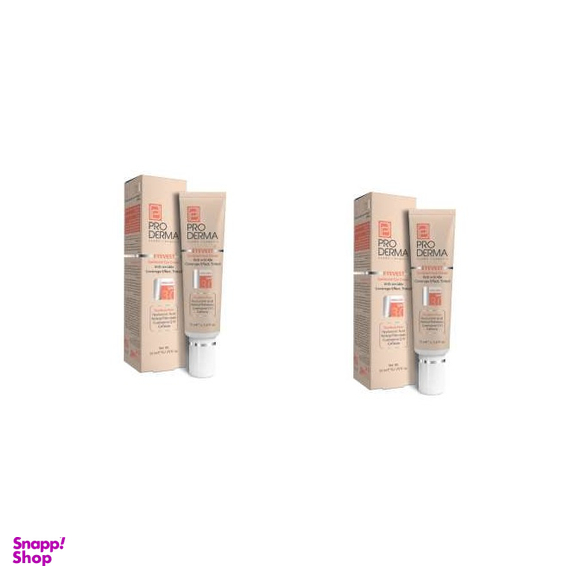 کرم دور چشم رنگی پرودرما (Proderma) سری Eyevest مدل Anti Wrinkle Spf 30 حجم 20 میلی لیتر مجموعه 2 عددی