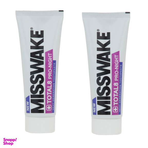 خمیر دندان ترمیم کننده میسویک (Misswake) مناسب دندان های حساس و آسیب دیده حجم 75 میلی لیتر مجموعه 2 عددی