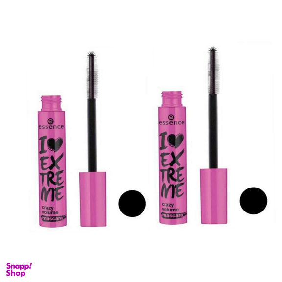 ریمل اسنس (Essence) مدل I Love Extreme Crazy Volume Mascara حجم 12 میلی لیتر مجموعه 2 عددی