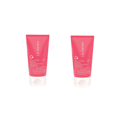 ژل شستشو ولایه بردار صورت لافارر (La Farrerr) مدل Oily Skin حجم 150 میلی لیتر مجموعه 2 عددی