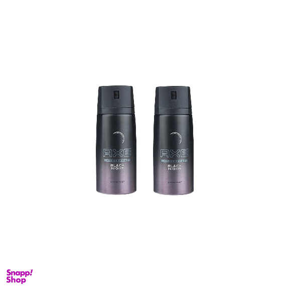 اسپری اکس (Axe) مدل Black Night حجم 150 میلی‌لیتر مجموعه 2 عددی