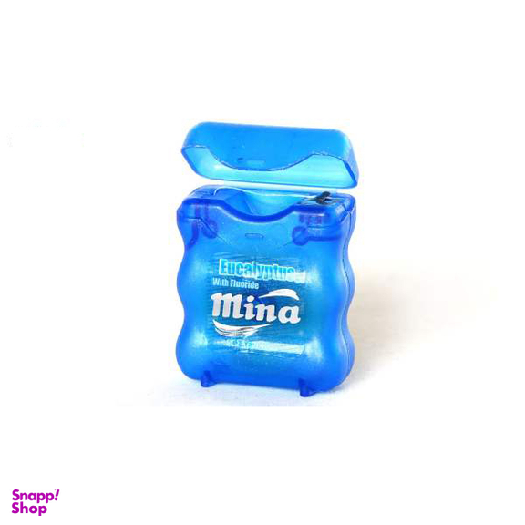 نخ دندان مینا (Mina) مدل Narrow با اسانس اکالیپتوس طول 50 متر بسته 2 عددی