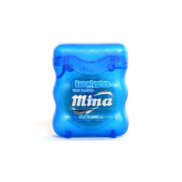 نخ دندان مینا (Mina) مدل Narrow با اسانس اکالیپتوس طول 50 متر بسته 4 عددی