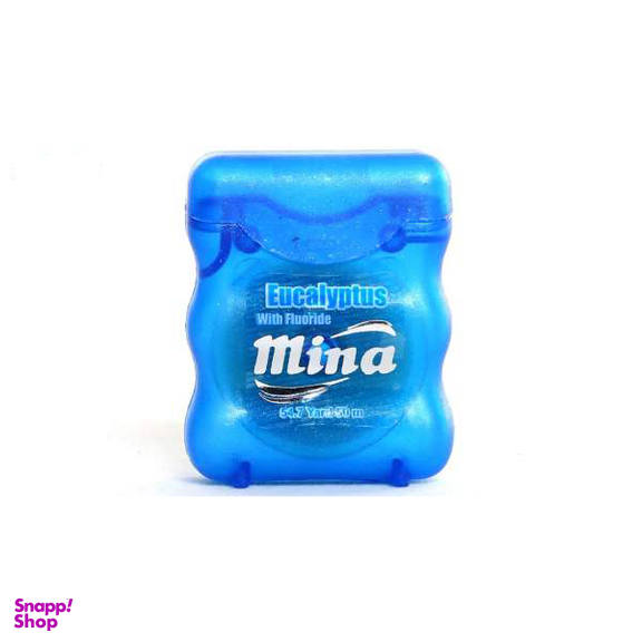 نخ دندان مینا (Mina) مدل Narrow با اسانس اکالیپتوس طول 50 متر بسته 4 عددی