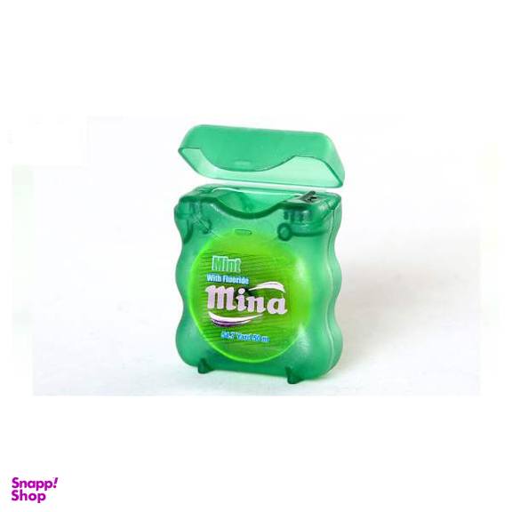 نخ دندان مینا (Mina) مدل Narrow با اسانس نعناع طول 50 متر بسته 4 عددی