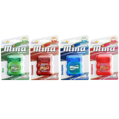 نخ دندان مینا (Mina) مدل نازک مجموعه 4 عددی
