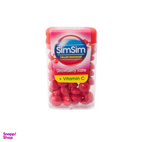 قرص خوشبو کننده دهان سیم سیم (Simsim) مدل +C مجموعه 8 عددی