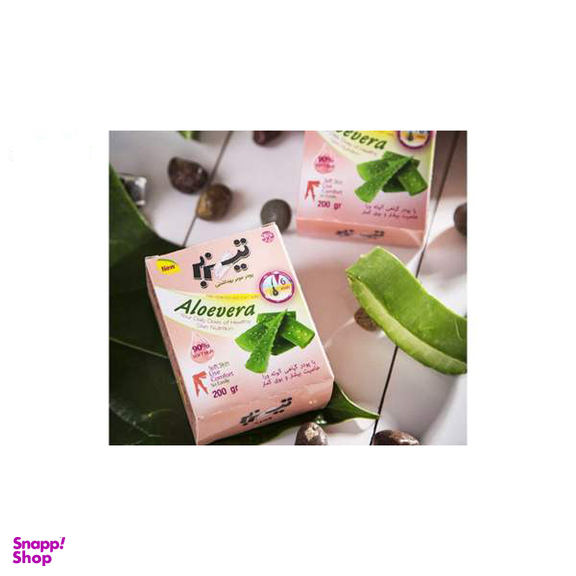 پودر موبر تیزبر (Tizbar) مدل Aloe vera همراه با سانس خوشبو حجم 200 گرم بسته 10 عددی
