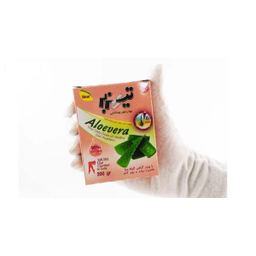 پودر موبر تیزبر (Tizbar) مدل Aloe vera همراه با سانس خوشبو حجم 200 گرم بسته 10 عددی