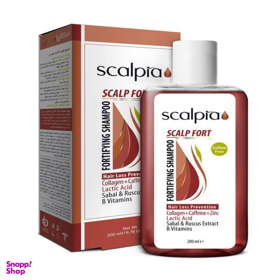 شامپو مو اسکالیپا (Scalpia) مدل Hair Loss حجم 200 میلیلیتر