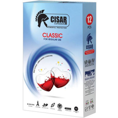 کاندوم سزار (Cisar) مدل Classic بسته 12 عددی