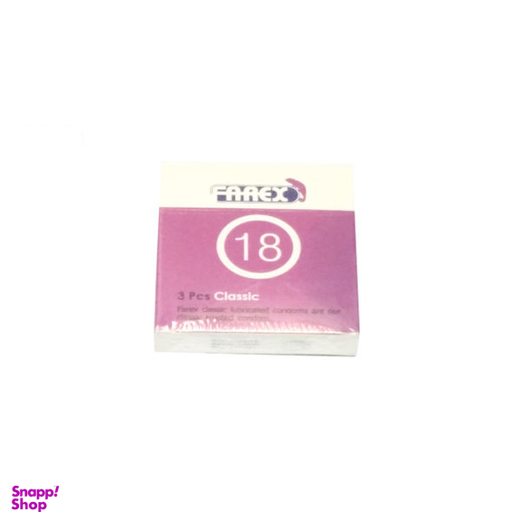 کاندوم فارکس (Farex) مدل Classic بسته 3 عددی