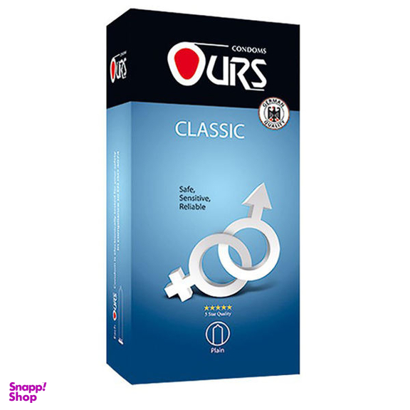 کاندوم کلاسیک اورز مدل Classic بسته 12 عددی