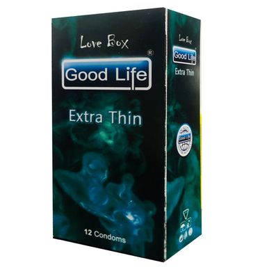 کاندوم گودلایف (Good life) مدل Extra Thin کد GO09 بسته 12 عددی