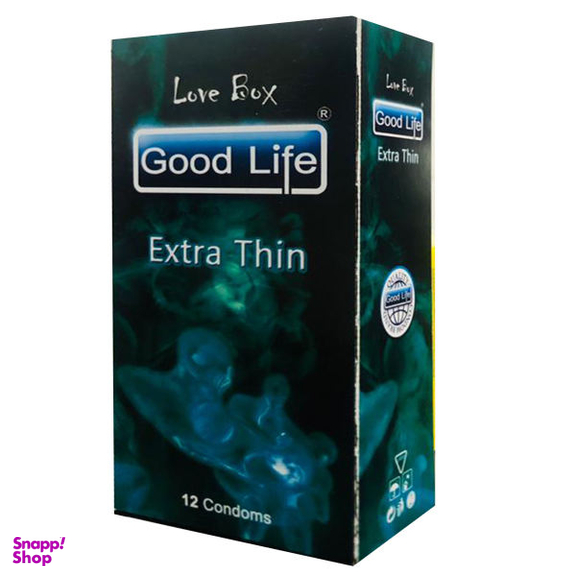کاندوم گودلایف (Good life) مدل Extra Thin کد GO09 بسته 12 عددی