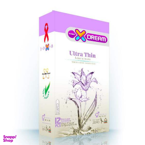 کاندوم ایکس دریم (XDream) مدل Ultra Thin بسته 12 عددی به همراه کاندوم ناچ کدکس (Nach Kodex) مدل Double Delay بسته 10 عددی