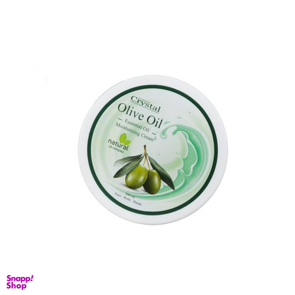 کرم مرطوب کننده کریستال (Crystal) مدل Olive حجم 200 میلی‌لیتر
