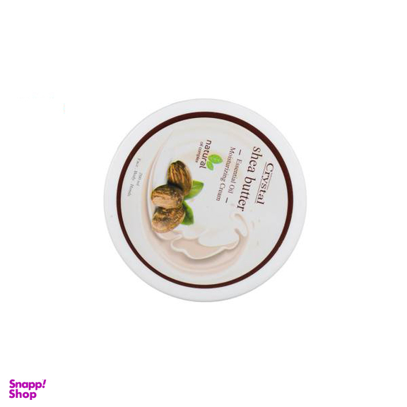 کرم مرطوب کننده کریستال (Crystal) مدل شی باتر حجم 200 میلی‌لیتر