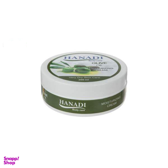 کرم مرطوب کننده هانادی (Hanadi) مدل Olive Oil حجم 200 میلی‌لیتر