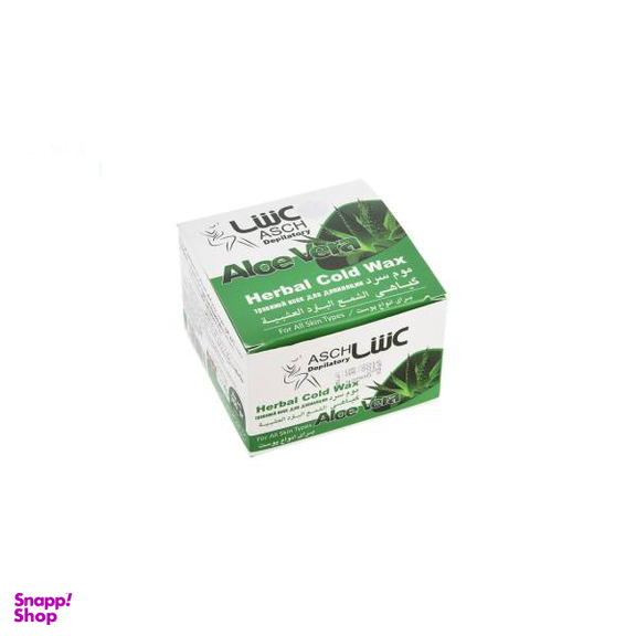 موم سرد عش (Ash) مدل Aloe vera حجم 300 گرم بسته 4 عددی