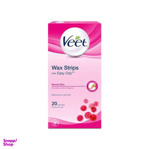 نوار موبر بدن ویت (Veet) مخصوص پوست معمولی 20 عددی