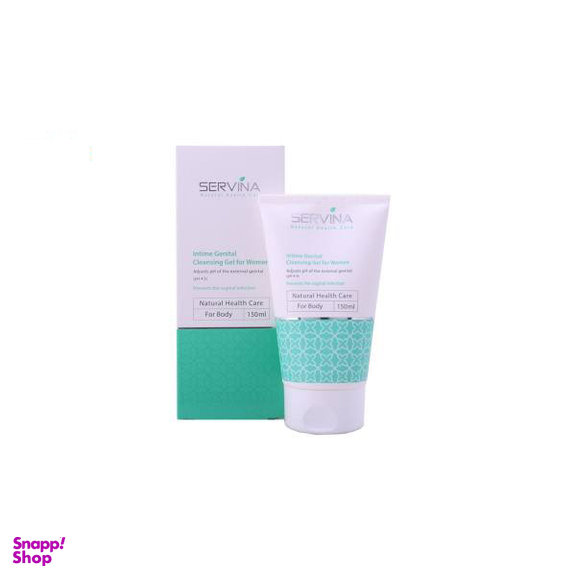 ژل بهداشتی بانوان سروینا (Servina) مدل Genital حجم 150 میلی‌ لیتر