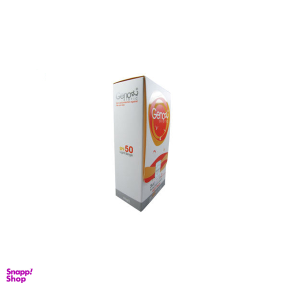 کرم ضد آفتاب ژنوبایوتیک (Geno Biotic) مدل SunoGen2 رنگ بژ روشن حجم 50 میلی‌‌لیتر