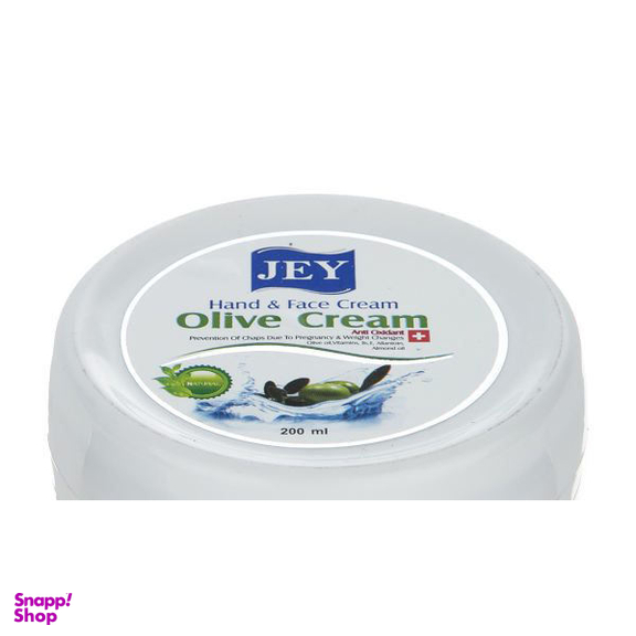 کرم ترمیم کننده جی (Jey) مدل olive cream حجم 200 میلی‌لیتر