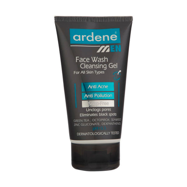 ژل شستشو صورت آقایان آردن (Ardene) مدل Anti acne & Anti pollution حجم 150 میلی‌ لیتر