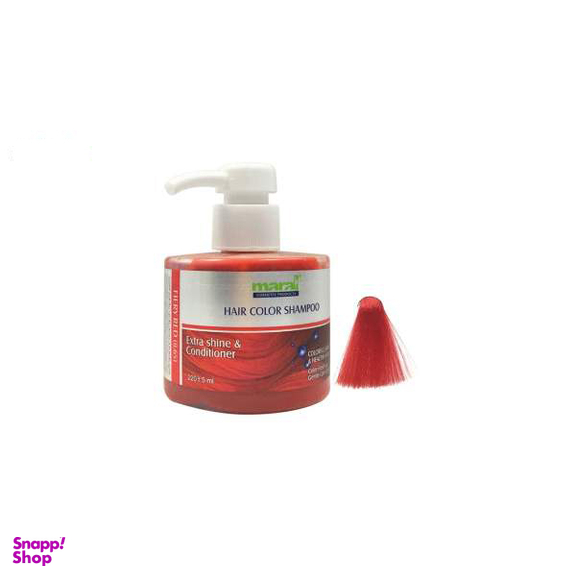 شامپو رنگساژ مارال (Maral) مدل Fiery Red شماره 8.65 حجم 220 میلی‌لیتر
