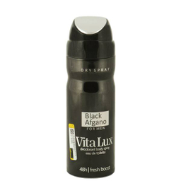 اسپری مردانه ویتالوکس (Vita Lux) مدل black afgano حجم 200 میلی‌‌لیتر