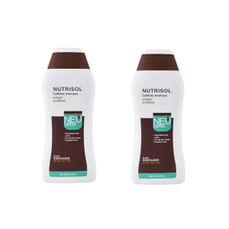 شامپو ضد ریزش مو نیودرم (Neuderm) مدل Nutrisol حجم 300 میلی‌ لیتر مجموعه 2 عددی