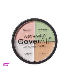 پالت اصلاح رنگ صورت کاورال وت ان وایلد (Wet N Wild) مدل Cover All Wet N Wild CoverAll Concealer Palette