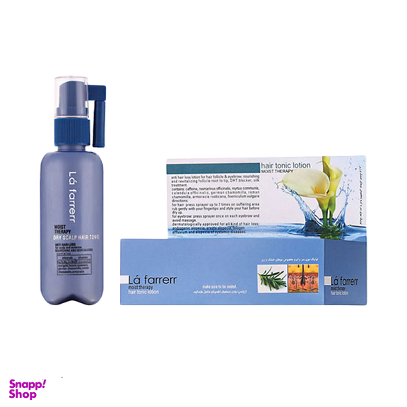 تونیک ضد ریزش مو و ابرو لافارر مدل Dry Hair مناسب موهای خشک حجم 60 میلی لیتر