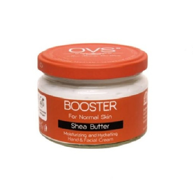کرم شیشه ای آبرسان او وی اس (OVS) مدل Booster حاوی عصاره شی باتر حجم 270 میلی‌لیتر