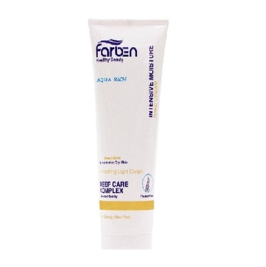 کرم تیوپی دست آبرسان فاربن (Farben) با عصاره جوانه گندم سری Aqua Rich حجم 75 میلی‌لیتر