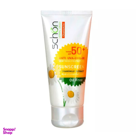 کرم ضد آفتاب شون (Schon) مدل بی رنگ با SPF50