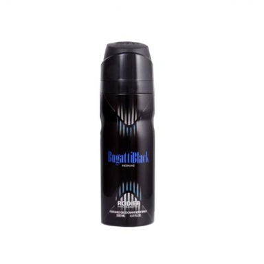 اسپری مردانه رودیر (Rodier) مدل Bugatti Black حجم 200 میلی‌‌لیتر