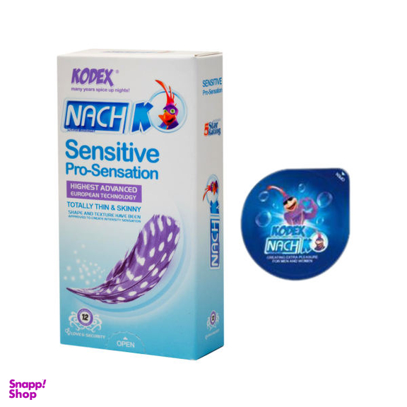 کاندوم ناچ کدکس (Nach Kodex) مدل Sensitive بسته 12 عددی