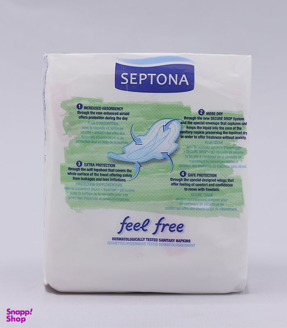 نوار بهداشتی سپتونا (Septona) قطر نازک مدل Normal Feel Free